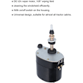 Miniatyrbillede 2 af 5: DC12V metal vindviskermotor, 105° viskerfelt, universal traktortilbehør