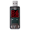 Miniatyrbild 3 av 5: USB-testare Färg LCD Voltmeter Amperemeter Multimeter Laddare Strömmätare [db]