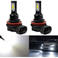 Miniatyrbilde 1 av 5: 2400 Lumen Ekstremt Lyssterk Nyeste 3570 H11 H8 LED-Dimlampe for DRL-Dagkjørelys eller Bare Dimlys, Hvit