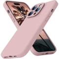 iPhone 15 Pro Max Gummibelagt Matrosa Cover Kamerabeskyttelse Liquid - Rosa