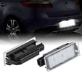 2X LED-nummerskyltsbelysning för Renault Vel Satis Twingo 2 Clio 3 Clio 4 Es-FQ-