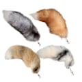 Miniatyrbilde 3 av 4: Therian Tail Plysch Nøkkelring Langt Henge Cosplay Hale Dyr Bilnøkkelring 38-40CM