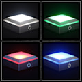 Miniatyrbillede 1 af 5: LED-lysbase til krystal 3D-glaskunst farverigt oplyst