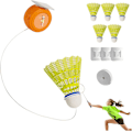 Miniatyrbillede 1 af 5: (6 stk.) Badminton træningsværktøj, Badminton rebound træner, Enkelt badminton træningssæt, Enkelt Badm-FQ2-