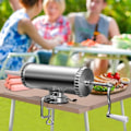 Miniatyrbilde 3 av 4: COSTWAY 3L Pølsemaker Kjøttdeigspølsemaker 3 x rør (Ø 15/19/22 mm) Rustfritt stål