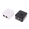 Miniatyrbilde 2 av 5: CDQ 2-ports Gigabit nettverksbryter RJ45 CAT 5/6 LAN HUB Svart