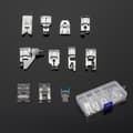 11 Pcs Presser Feet, Sewing Machine Kit Replacement Presser Feet P-FQ-