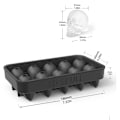 Miniatyrbillede 4 af 5: BPA-fri Silikone Isterningeforme Laver 10 Kranier-X71-
