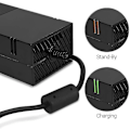 Pikkukuva 5 / 5: Xbox One Virtalähde, [päivitetty versio] Xbox AC-sovitin Vaihtolaturi Virta Microsoft Xbox One:lle, jännite 100-240V