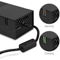 Miniatyrbild 5 av 5: Xbox One nätaggregat, [Uppgraderad version] Xbox AC-adapter ersättningsladdare strömkabel för Microsoft Xbox One, spänning 100-240V