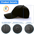 Miniatyrbillede 3 af 5: Justerbar ensfarvet unisex solhat -X71-