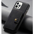 Miniatyrbillede 1 af 5: JEEHOOD 3i1 sammenklappelig pung etui til iPhone 12 | sort