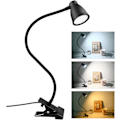 Miniatyrbilde 1 av 5: 14 LED Klemmelampe, 3 Farger, 5 Justerbar Lysstyrke, USB Be-X71-