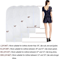 Miniatyrbillede 3 af 5: Gennemsigtig tøjpose 60 x 120 cm (24'' x 48'') Lang dragtpose Støv-X71-