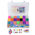 Pikkukuva 3 / 3: Loom Bands -setti 6 800 kpl kuminauhoja - Tee omia rannekoruja ja hahmoja, monivärinen
