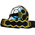 Miniatyrbillede 4 af 8: INF Elastisk træningsbånd til fodbold Gul/Sort-X72-