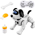 Miniatyrbillede 1 af 5: Fjernstyret Robot Hund Legetøj, Smart Programmerbar Hvalp Legetøj Robot