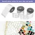 Miniatyrbilde 3 av 5: (100 x 4cm, 3 ruller) Glassmosaikkfliser, Mini Square M-FQ2-