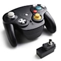 Miniatyrbillede 2 af 2: Trådløs GameCube / Wii Controller Sort
