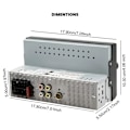 Miniatyrbillede 4 af 5: SWAREY Bilradio Bluetooth Stereo Carplay MP5 Navigation 7' HD FM Radio Smart Voice med Bakkamera