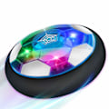 Miniatyrbild 1 av 4: Luftdriven Uppladdningsbar Fotboll Leksak Barn Inomhus Flytande Boll Leksak med LED, Fotbollsspel Födelsedagspresenter för 3+ År