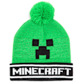 Miniatyrbillede 2 af 5: Minecraft Creeper Hue & Handsker Sæt One Size Grøn/Sort