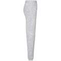 Miniatyrbilde 3 av 4: Fruit Of The Loom Joggebukser/Sweatpants for menn med elastisk mansjett, melert grå