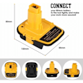 Miniatyrbilde 5 av 5: DM18D DCA1820 Batteriadapter med USB for Dewalt 20V/18V