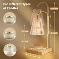 Miniatyrbillede 3 af 5: Lysvarmerlampe, Lysvarmerlampe med dimmer, Lysvarmer til krukke-lys, Lampe, Soveværelse, Hjemindretning, EU-stik