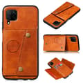Samsung Galaxy A42 - Stylish Practical Case with Card Holder Ljusbrun