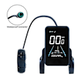 Miniatyrbild 3 av 5: Elcykeldisplay 36V-72V Vattentät LCD-display NC-81F Elcykelpanel Instrumentbräda, Vattentät