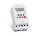 Miniatyrbild 5 av 9: DIN-skena Digital Veckotimer 12V DC Ingång 7 Dagar Programmerbar 24h Timer Switch Tid Relä Utgångsbelastning Hög Effekt 30A
