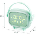 Miniatyrbillede 3 af 3: Børnevækkeur, Digital Engelformet Ur Med LED-Display-X71-