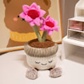 Miniatyrbild 1 av 11: Jellycat plyschdjur serie capybara plyschdocka docka plyschleksak grossist 30cm small pink flower
