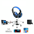 Miniatyrbillede 3 af 5: Ps4 Gaming Headset Hovedtelefoner