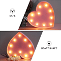 Miniatyrbillede 4 af 5: Hjerte Marquee Lys LED Kærlighed Romantisk Natlys Lysende Hjerte-X71-