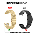 Miniatyrbilde 3 av 5: Metallrem for Samsung Galaxy Watch 6 5 4 40 mm 44 mm armbånd One Click Attachment for Galaxy Watch 6 Classic 43 mm 47 mm rem
