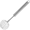 Miniatyrbillede 1 af 3: Fjeder Æggepisker Rustfrit Stål Håndtag Håndmixer Mini-X71-