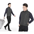 Miniatyrbillede 9 af 9: Opladbar Varmevest 9 Varmezoner Lille Small/ XS Vest Sort S