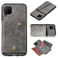 Samsung Galaxy A42 - Stylish Practical Case with Card Holder Grå