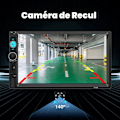 Miniatyrbild 3 av 5: SWAREY Bilstereo Bluetooth Carplay MP5 Navigation 7' HD FM-radio Smart Voice med backkamera