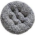 Miniatyrbilde 3 av 4: Rund Sittepute Tatami-pute, Stolpute Tykk Stol-X71-