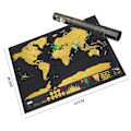 Miniatyrbilde 2 av 2: Scratch Map, Skrapkarta - Verdenskart