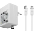 Miniatyrbillede 1 af 6: Antenneforstærker til to enheder 15 dB (DVB-T, DVB-T2, DVB-C)