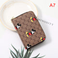 Miniatyrbillede 1 af 5: IC Disney Mickey Mouse Minnie Mouse lille pung Dame Kort lynlås A7