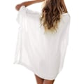 Miniatyrbillede 3 af 5: Dame Strand Bikini Badedragt Strandkjole Hvid-X71-