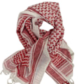 Pikkukuva 3 / 3: Palestiinalainen Keffiyeh - Punainen ja valkoinen - Huivi