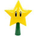 Miniatyrbillede 1 af 5: Trætop Mario Super Star Gen 2 Plug-in Lysende Juletræstop