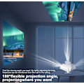 Miniatyrbild 3 av 9: LED-projektor i miniatyrformat, 4K HDMI Android