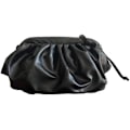 Miniatyrbilde 1 av 4: Myk sky dumplingveske for kvinner, crossbody-veske eller clutchveske skulderveske - Svart